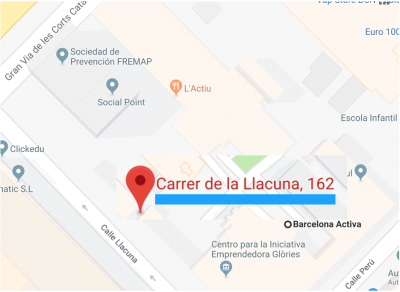 Calle LLacuna 162-164 Barcelona